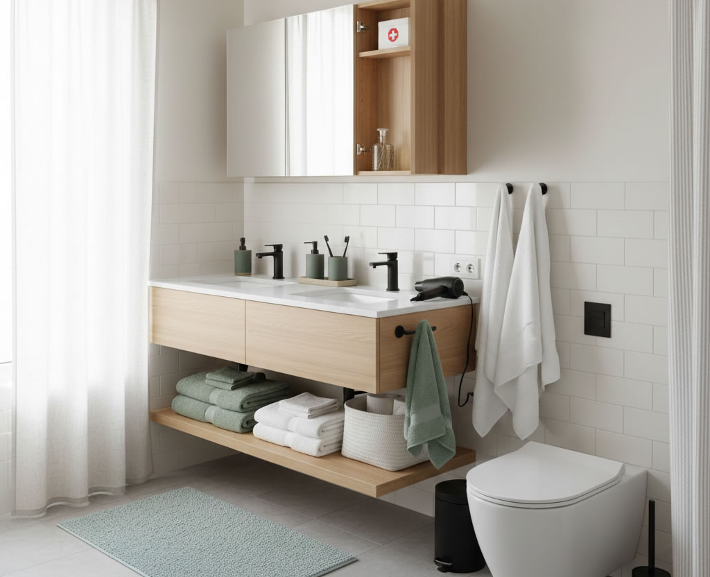 Modern Styled Bathroom